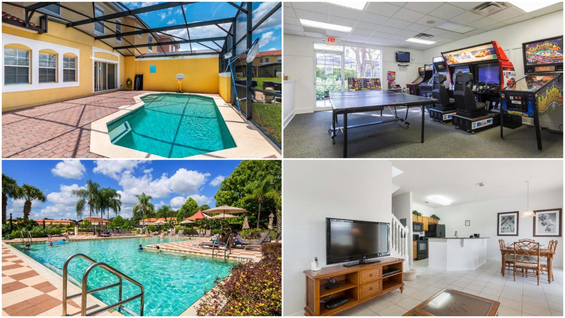 Encantada Rose - A 4 Bed Townhouse Near Disney كيسيمي المظهر الخارجي الصورة